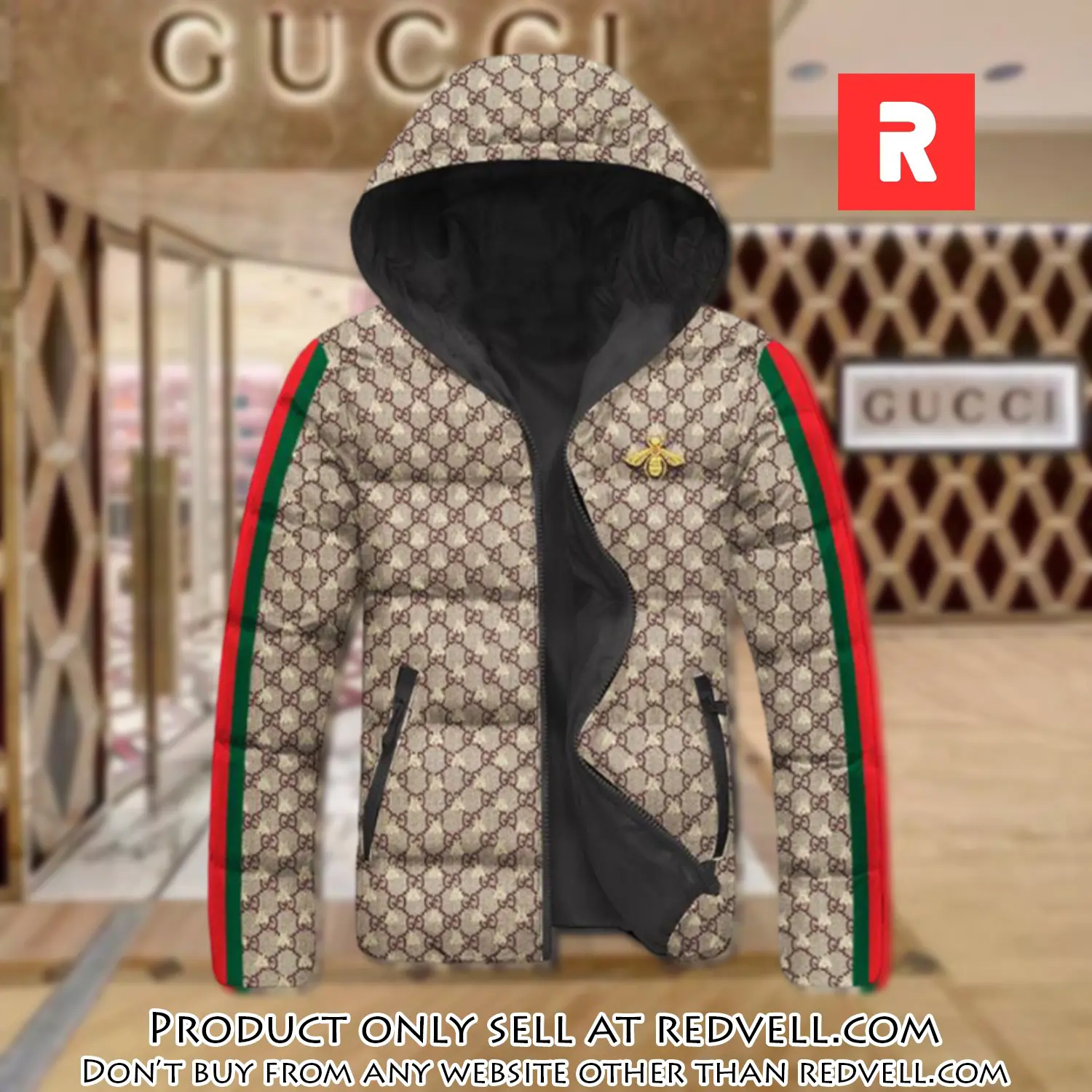 Gucci downfilled coat ultralight down jacket outdoor jacket warm outwear dfj1010 rv5144126